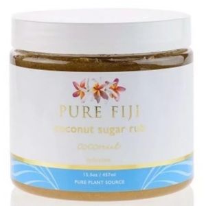 Pure Fiji Coconut Sugar Rub COCONUT Infusion NIB!